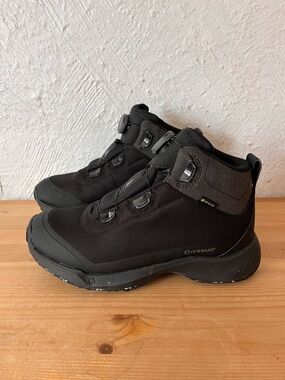 ICEBUG Black Waterproof Studded Hiking Boots